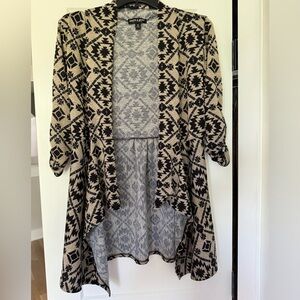 Patterned cardigan